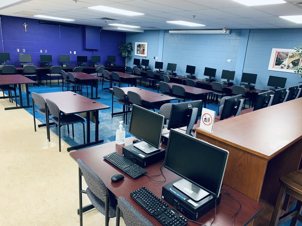 Picture of a computer area